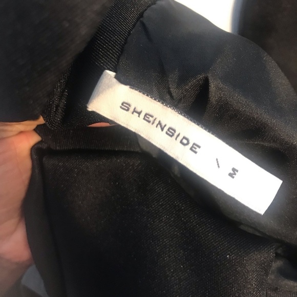 Backless Midriff Flare Black Dress - Picture 8 of 8